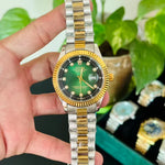 RLX Datejust Stainless Steel Green Dail Watch Rl-05